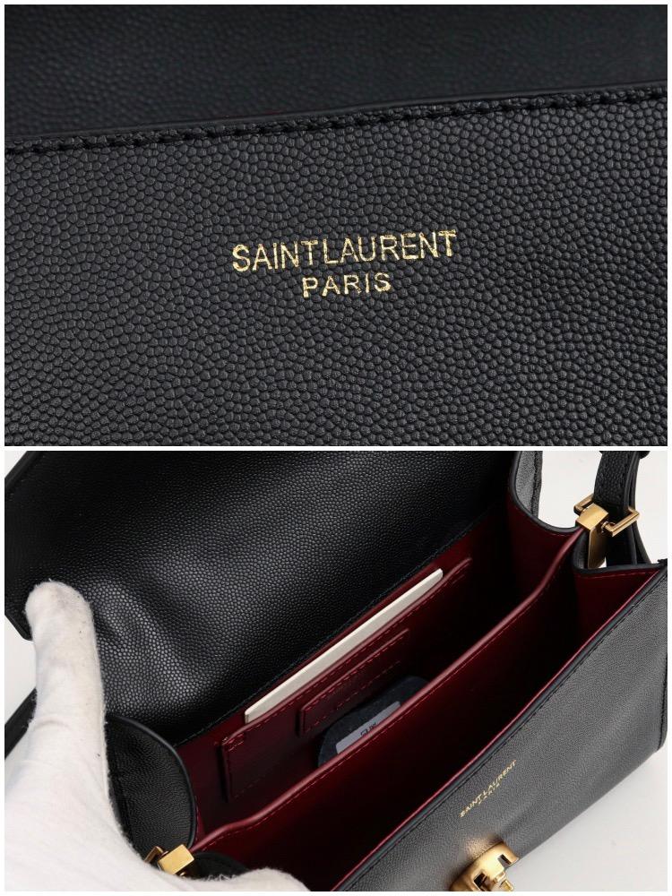 YSL Cassandra Bag - Black