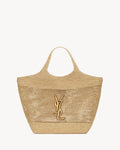 YSL - Icare in Raffia Handbag