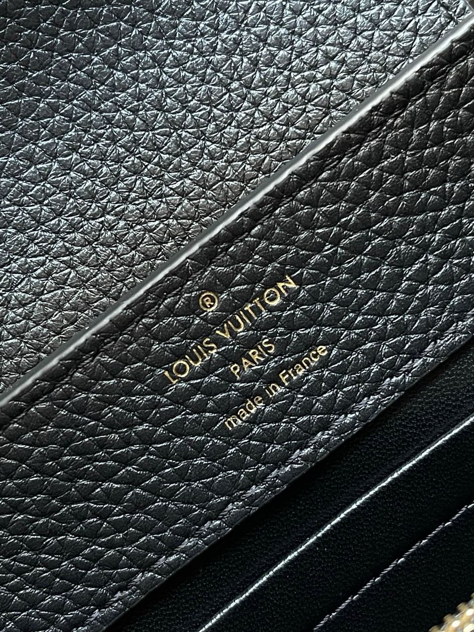 Louis Vuitton Capucines Mini Black Handbag
