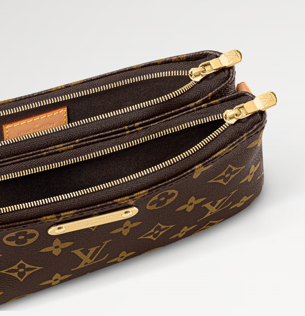 Louis Vuitton Liv Pochette Coated Canvas