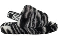 UGG Fluff Yeah Slide Zebra (Kids)