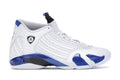 Used - Air Jordan 14 Retro White Hyper Royal - US M 9 - catalog main image