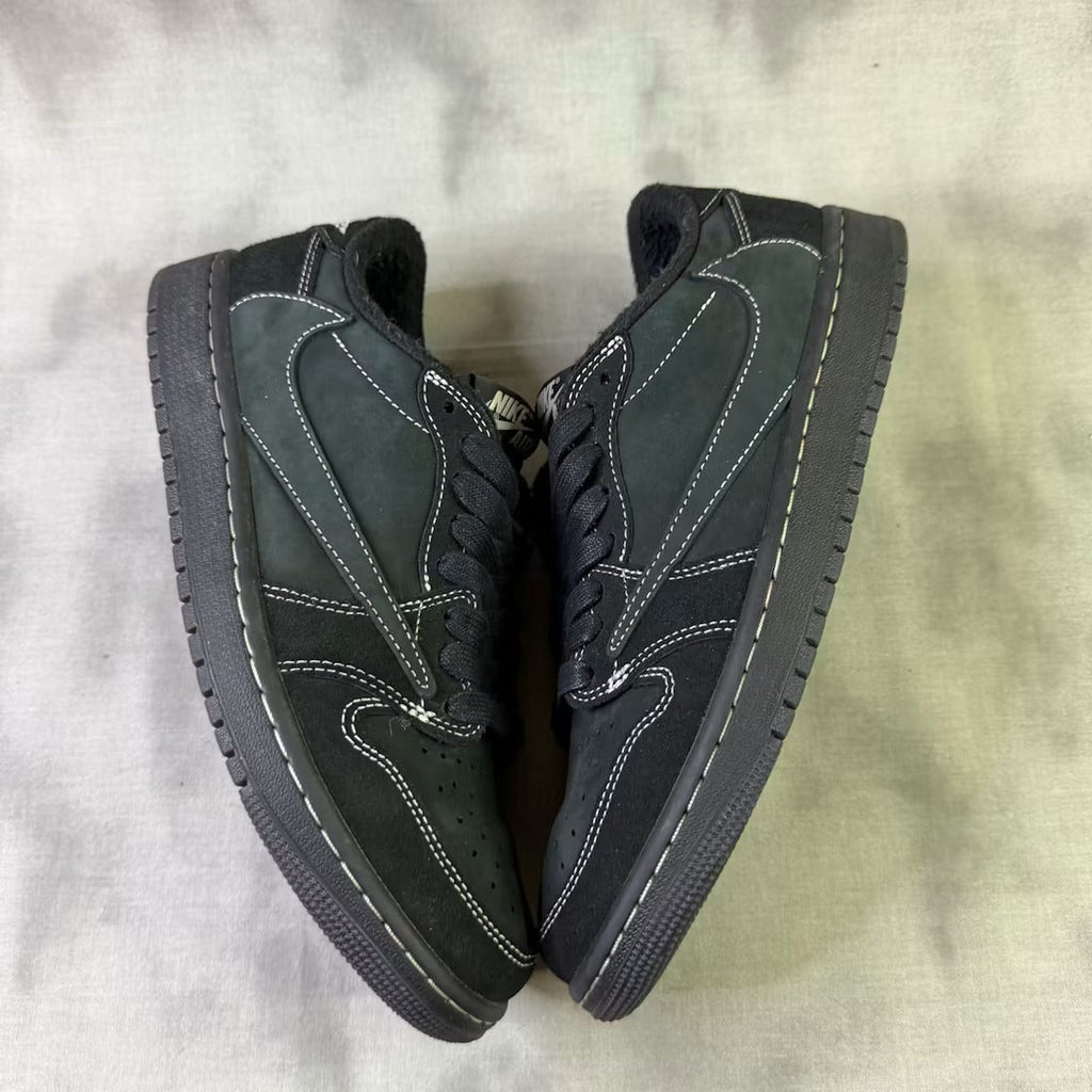 Used - Air Jordan 1 Retro Low OG SP Travis Scott Black Phantom - US M 8 - detail 1