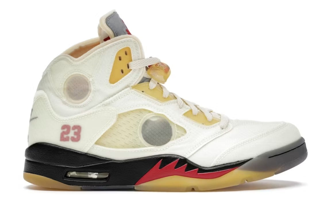 Used - Air Jordan 5 Retro Off-White Sail - US M 10 - catalog main image