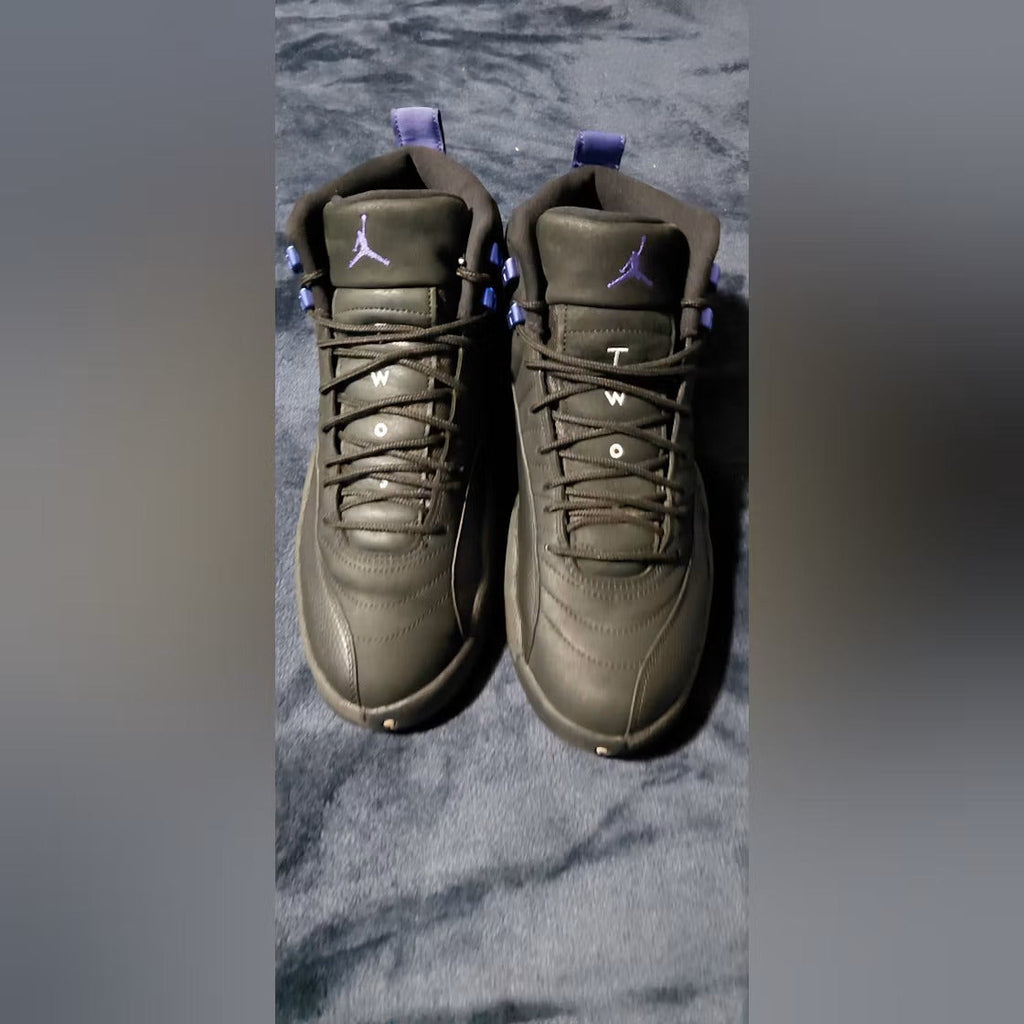 Used - Air Jordan 12 Retro Black Dark Concord - US M 11 - detail 1