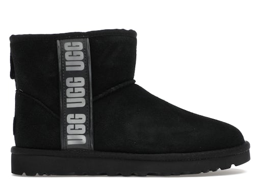 UGG Classic Mini II Boot Side Logo Black (Women's)